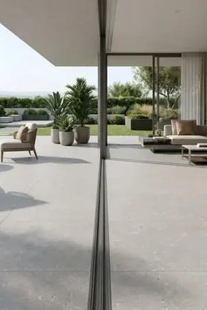 Carrelage intérieur grand format BATEA MINERAL GRIS 100x100 cm Produit De Marque